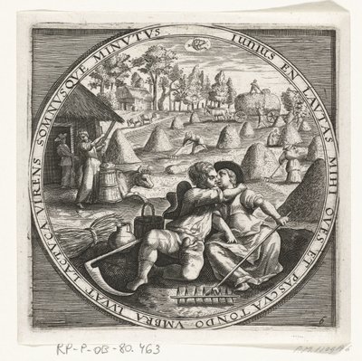 The Month of June, Haymaking, ca. 1600 (The Twelve Months of the Year Depicted in Scenes from Peasant Life) by Anonymous
