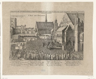The Execution of Johan van Oldenbarnevelt, 1619 (Depiction of the Execution in The Hague on May 13, 1619 of Johan van Oldenbarnevelt, Former Advocate of Holland) by Anonymous