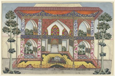 The Private Audience Hall of Shah Safi I of Persia by Anonymous