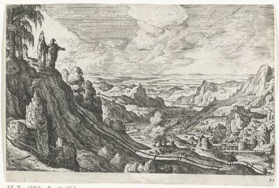 The Temptation of Christ (Landscapes with Mythological and Biblical Representations) by Anonymous