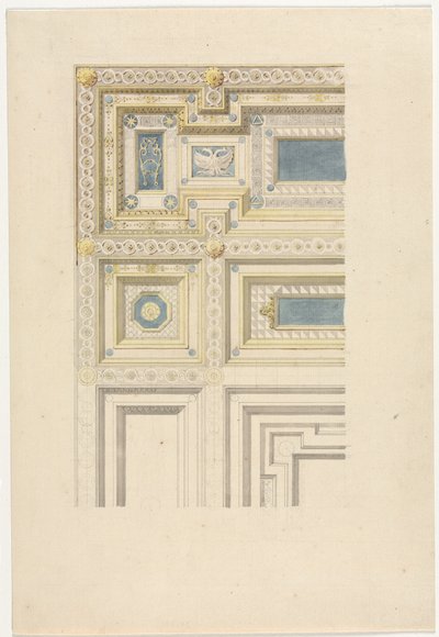 Design for Ornamental Ceiling by Anonymous