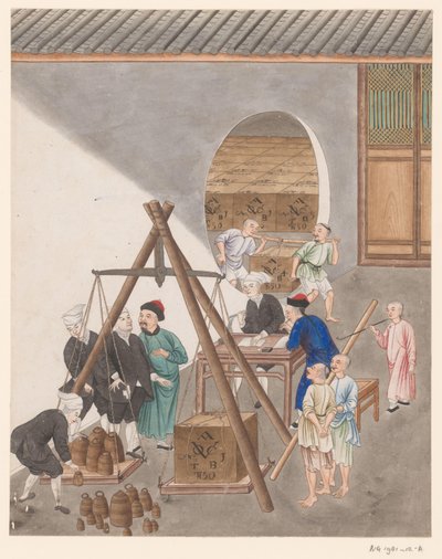 Determining the Weight of the Tea Chests by Anonymous