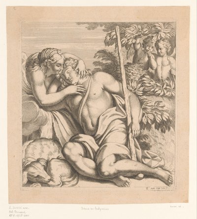 Diana and Endymion (Paintings in Palazzo Farnese in Rome) by Anonymous
