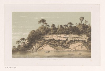 Village and Hill Goenong Rantau Goenoeng Rantan on the Barito by Anonymous
