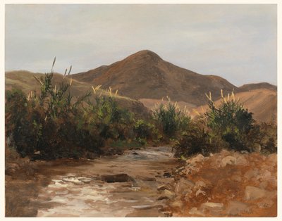 Drawing, Near Jericho, Wadi Qelt by Anonymous