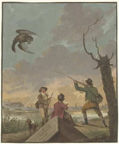An Eagle Shot a Day Before the Revolution by Anonymous