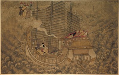 A Ship with Sleeping Crew by Anonymous