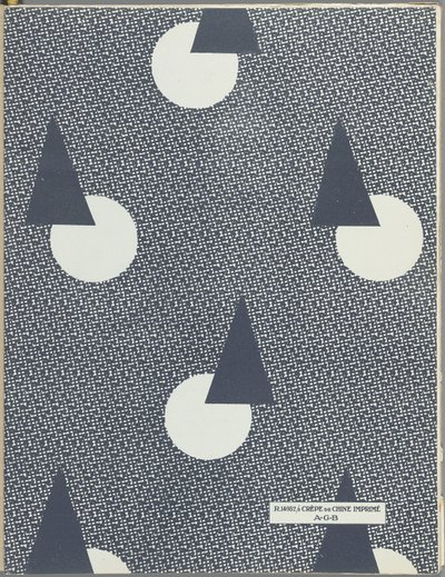 Endleaves of Art. Goût. Beauté. (series title: Art - Goût - Beauté, Feuillets de l