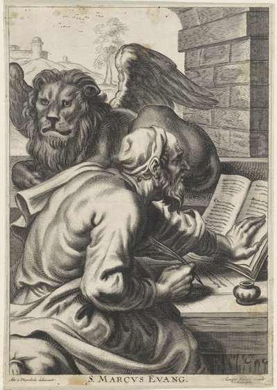 Evangelist Mark (title on object: S. Marcus Evang) by Anonymous