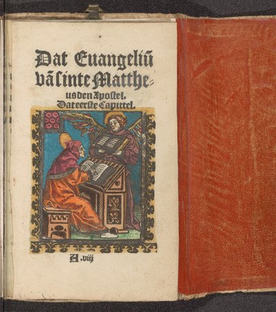 Evangelist Matthew Writing His Gospel (Silent Passion series) by Anonymous