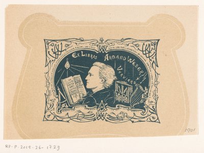Ex Libris of Armand Weber by Anonymous