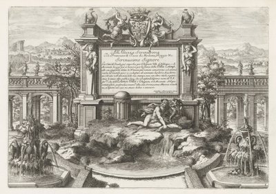 Fountain with Dedication to and Coat of Arms of Ercole II d