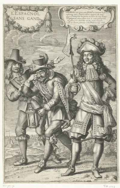 French Caricature on the Loss of Ghent, 1678 (title on object) by Anonymous