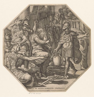 Furius Camillus Before a King by Anonymous