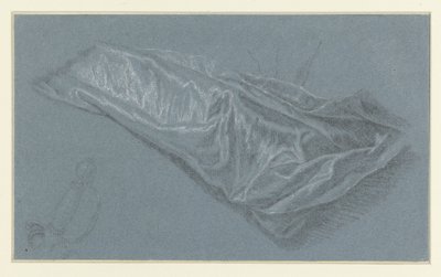 Draped Fabric with the Handle of a Sword at the Bottom by Anonymous