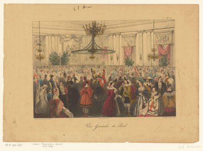 Costume Ball, 1834 (title on object) by Anonymous