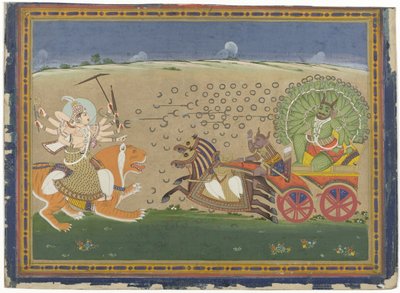 Battle Between Durga and Nicumba by Anonymous
