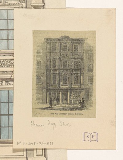 Facade of Thomas Tegg