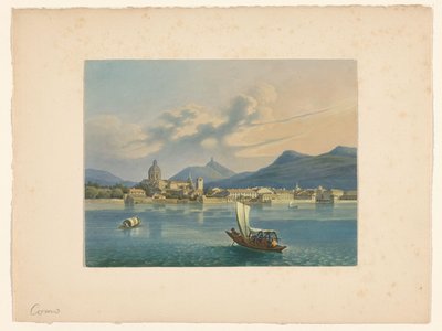 View of Como on Lake Como by Anonymous