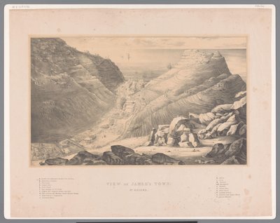 View of Jamestown on the Island of Saint Helena West of the African Coast (View of James