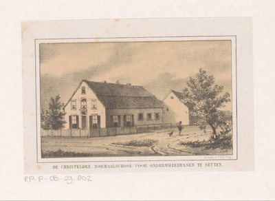 View of the Christian Normal School in Zetten by Anonymous