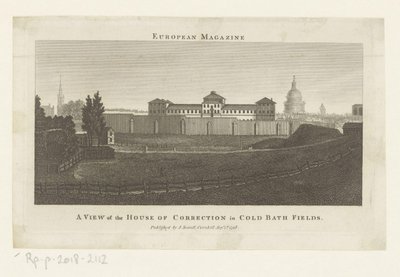 View of the House of Correction in Cold Bath Fields by Anonymous