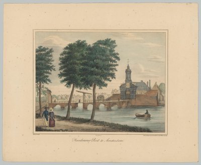 View of the Haarlemmerpoort in Amsterdam (Views of the Six Main Gates of the City of Amsterdam, 1st Booklet) by Anonymous
