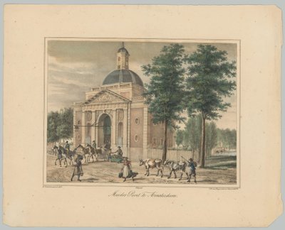 View of the Muiderpoort in Amsterdam (Views of the Six Main Gates of the City of Amsterdam, 1st Booklet) by Anonymous