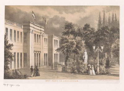 View of the Park Hall in Wertheimer Park by Anonymous
