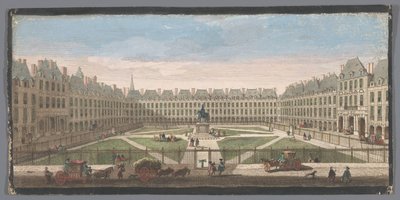 View of the Place Royale in Paris by Anonymous