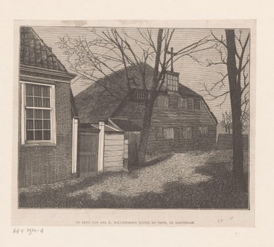 View of the Saint Willibrordus Church Outside the Walls in Amsterdam by Anonymous