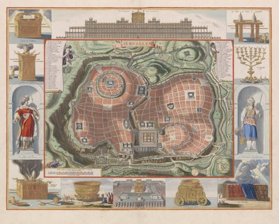 View of the Temple Mount in Jerusalem from the East by Anonymous