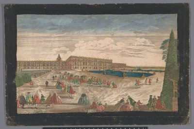 View of the Garden of Versailles and the Palace of Versailles by Anonymous