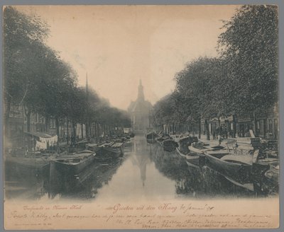 View of the Turf Market and the New Church in The Hague (Greetings from The Hague; Turf Market and New Church) by Anonymous