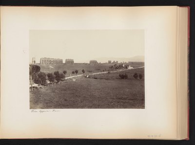 View of the Via Appia near Rome, Italy by Anonymous