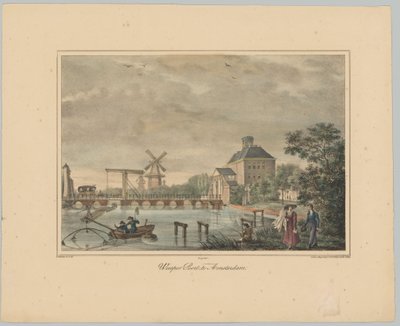 View of the Weesperpoort in Amsterdam (Views of the Six Main Gates of the City of Amsterdam, 1st Booklet) by Anonymous