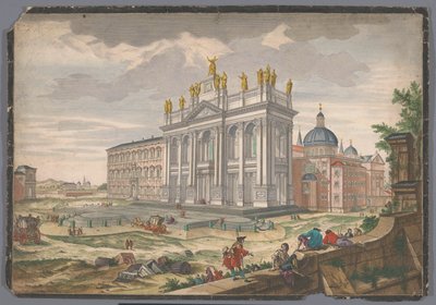 View of the Church of St. John Lateran in Rome by Anonymous