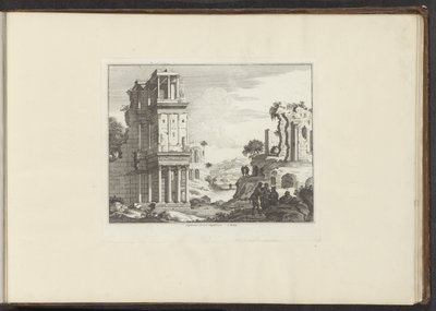 View of the Ruins of the Septizonium in Rome by Anonymous
