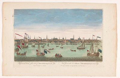 View of the City of Amsterdam from the IJ by Anonymous