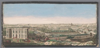 View of the city of Paris seen from the Observatory by Anonymous