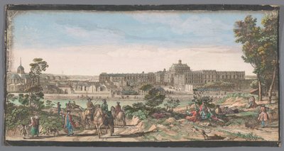 View of the City and the Palace of Versailles by Anonymous