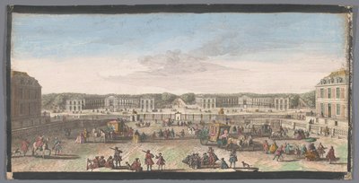 View of the Stables of the Palace of Versailles by Anonymous