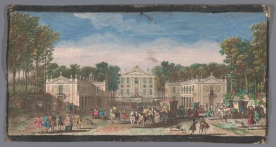 View of the Front of the Château de Marly by Anonymous