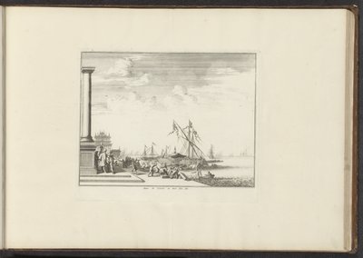 View of a Palace in Livorno (Palaces and Monuments in Venice, Livorno, Naples, and Rome) by Anonymous