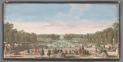 View of the Bassin de Latone in the Garden of Versailles by Anonymous