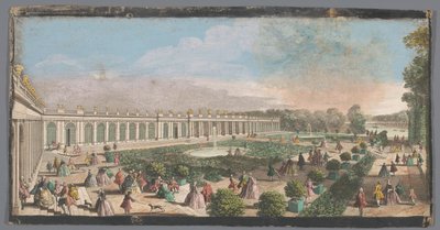 View of the Grand Trianon in the Garden of Versailles by Anonymous