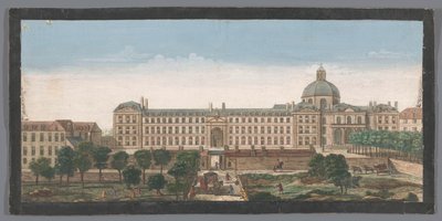 View of the Hôpital de la Salpêtrière in Paris by Anonymous
