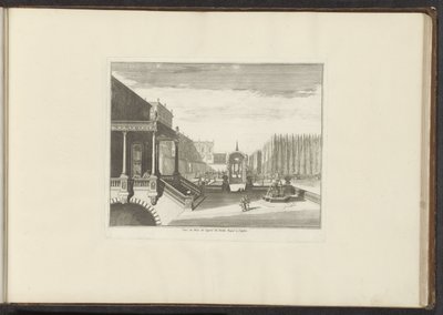 View of the Royal Palace and the Royal Gardens in Naples by Anonymous