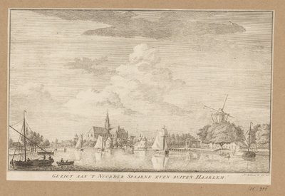 View of the Noorder Spaarne near Haarlem by Anonymous
