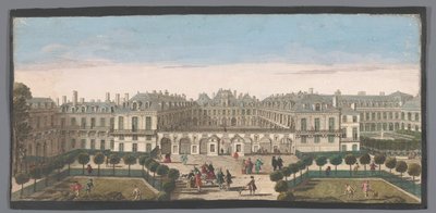 View of the Palais Royal in Paris by Anonymous